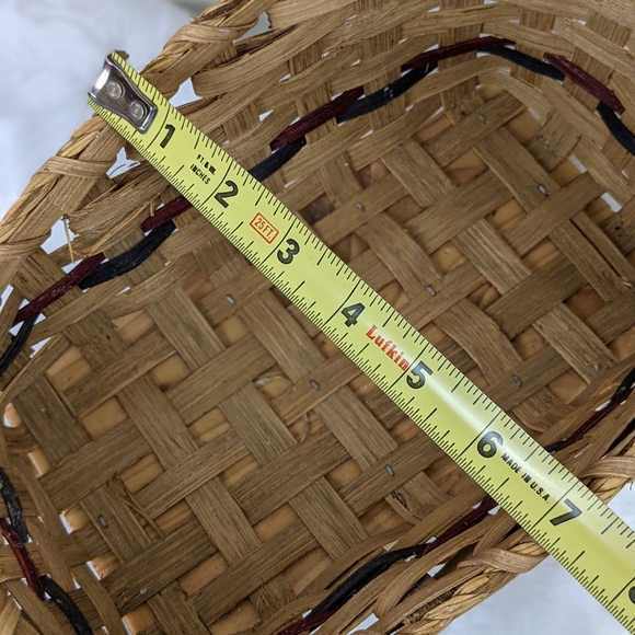 🎄 LTD Commodities NIB 1997 Santa Sleigh wood straw brown vintage - Picture 10 of 12